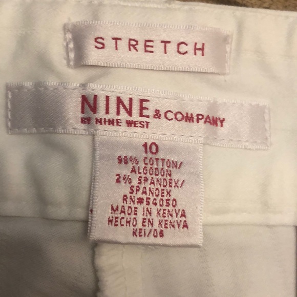 Nine & Co white capri pants - Picture 2 of 9